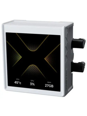 ������� �������� ���������� XASTRA Octant LC360FS ARGB WH Intel LGA LGA1851/1700/1200/115X/AM5/AM4 (4" LCD IPS screen,3x FS120 fans,TDP 315W, white) RET