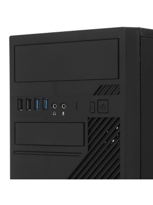 ������ InWin EFS712BL PM-600ATX U3*2+U2*2+A(HD)+ front fan holder + Screwless [6196804] MiniTower