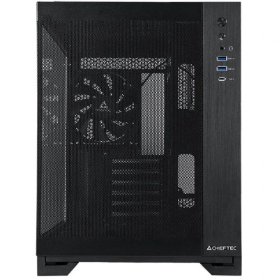 ������ CHIEFTEC VISIO AIR GM-30B-M-OP ��� ��, ������� ������ �� ����������� ������, 3xPWM 140�� �����������, ������, ATX