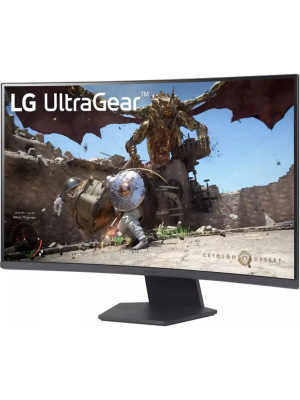 ������� LG 32GS60QC-B 31.5" Curved VA, 2560x1080, 180Hz, 1ms, 300�d/m, 3000:1, HDR10 | 2xHDMI(2.0), DP(1.4) | ExPSU, Vesa 100, Black
