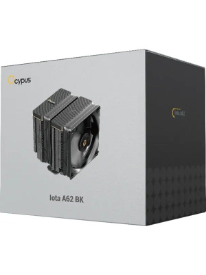 ����� Ocypus Iota A62 BK, 2x120mm FAN, Display Panel, 6 HEAT PIPES, 4-PIN PWM, 500-2000 RPM, 29DBA, FDB, LGA115X/1200/1700/18XX, AM4/AM5