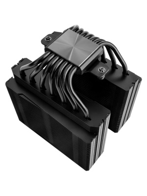 ����� ��� ���������� Thermalright Frost Tower 140 (4-pin PWM, 158mm, Al/Cu, 7x6mm, 1x120mm+1x140mm, 85.35/120CFM, 33.3/36.25dBA, 2400/1850RPM, S: 1851/1700/1200/115X/2011/2066, AM5/AM4, black)