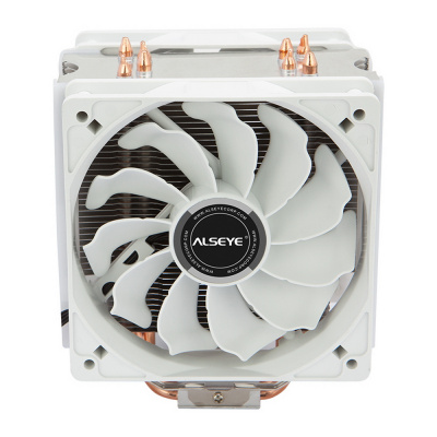 ����� ��� ���������� ALSEYE S120D-W Universal, TDP 135W, 2x120FAN, 4 heat pipe, WHITE, PWM, RTL