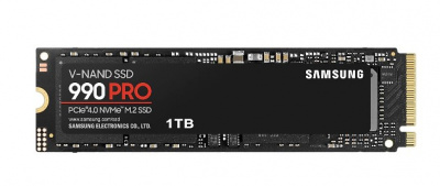 ���������� SSD 1TB Samsung 990 PRO,  M.2, PCIe 4.0 x4 V-NAND TLC (MZ-V9P1T0BW)
