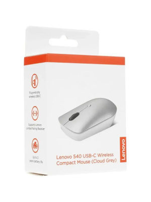 ���� Lenovo 540 USB-C Wireless Compact ������-����� ���������� 2400dpi �������. USB-C ��� �������� 3but (GY51D20869)