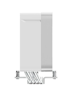 ����� ��� ���������� Ocypus Delta A40 EX WH Digital (200W, 4-pin PWM, LED temp., 157mm, Al/Cu, 4x6mm, ARGB, 1x120mm, 60CFM, 31dBA, 1600RPM, S:1851/1700/1200/115X, AM5/AM4, white)