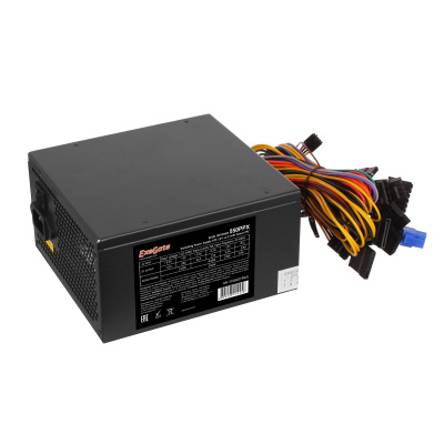 Exegate EX282073RUS ���� ������� 550W 550PPX RTL, ATX, black, APFC, 14cm, 24p+(4+4)p PCI-E,4*IDE,5*SATA, FDD