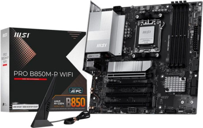 ����������� ����� MSI PRO B850M-P WIFI SocketAM5 AMD B850, mATX, Ret