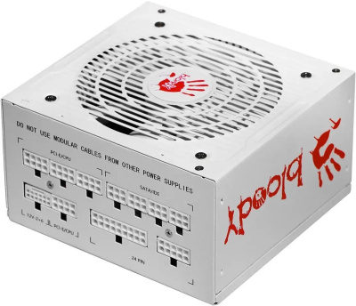 ���� ������� Bloody ATX 750W BD-PS750G 80+ gold (20+4pin) APFC 120mm fan 6xSATA Cab Manag RTL BD-PS750G-MW