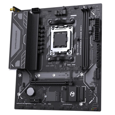 ����������� ����� Maxsun Challenger B650M WIFI AM5, Socket AM5, AMD B650, mATX, Ret