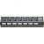 USB  5BITES HB37-303PBK, BLACK