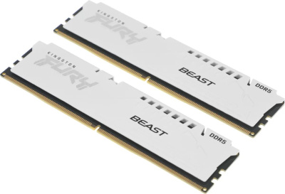 ������ DDR5 2x16GB 6000MHz Kingston KF560C36BWE2K2-32 Fury Beast White Expo RTL Gaming PC5-48000 CL36 DIMM 288-pin 1.35� kit single rank � ���������� Ret