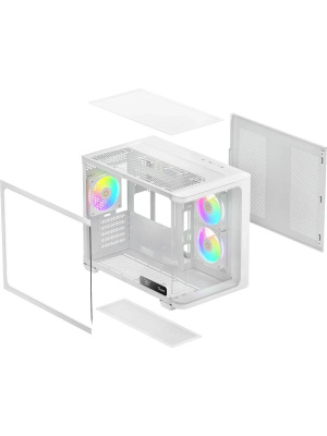 ������ Ocypus Iota C50 WH Curve ARGB Digital, MATX, Type-C*1, USB3.0*2, REAR 1x120mm ARGB, MB SIDE 2x120mm ARGB