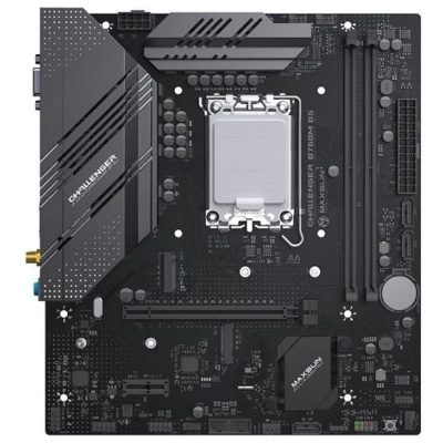 ����������� ����� Maxsun Challenger B760M D5 WIFI, LGA 1700, Intel B760, mATX, Ret 6940709660386