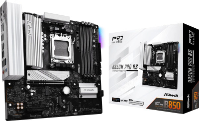����������� ����� ASRock B850M PRO RS, Socket AM5, AMD B850, mATX, Ret