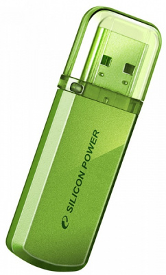 USB Flash ����������   64Gb Silicon Power Helios 101 Green (SP064GBUF2101V1N)
