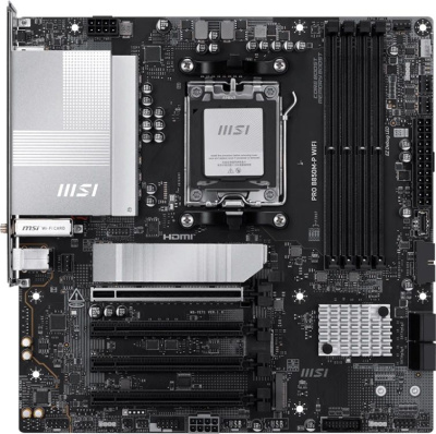 ����������� ����� MSI PRO B850M-P WIFI SocketAM5 AMD B850, mATX, Ret