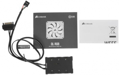 ���������� ��� ������� Corsair iCUE QL140 RGB White Dual Pack (CO-9050106-WW)
