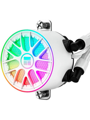 ������� �������� ���������� Thermalright Aqua Elite 360 V6 ARGB White / Black / 3x120mm ARGB PWM Fans / TRAE360V6AW
