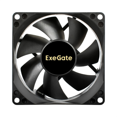 Exegate EX297048RUS ���������� 12� DC ExeGate EX08025B3P (80x80x25 ��, 2-Ball (������� ���������������), 3pin, 2000RPM, 19dBA)