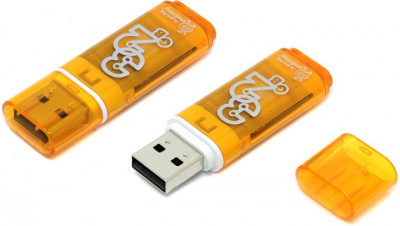 USB Flash ���������� 32Gb SmartBuy Glossy Orange (SB32GBGS-Or)
