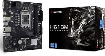   Biostar H610MHP 2.0, LGA 1700, Intel H610, mATX, Ret