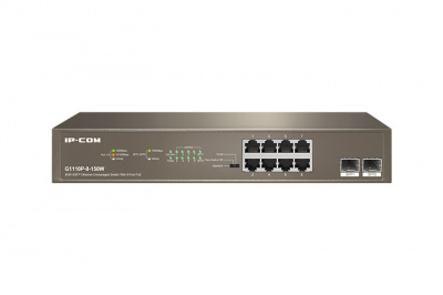 ������������� Ethernet-���������� IP-COM G1110P-8-150W  8GE+2SFP � 8-�������� PoE