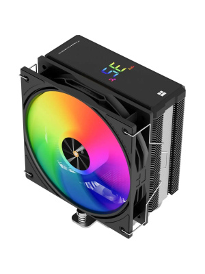 ����� ��� ���������� Thermalright Assassin X 120 R Digital ARGB Black (4-pin PWM, 151mm, Al/Cu, 4x6mm, ARGB, 1x120mm, 70.84CFM, 29.8dBA, 2000RPM, S: 1851/1700/1200/115X, AM5/AM4, black)