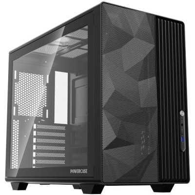 ������ Powercase TX5, TG, Type-C, No Fans, ������, ATX  (CTX5AB-F0)
