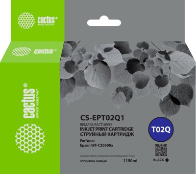   Cactus CS-EPT02Q1 T02Q  (1084)  Epson WorkForce Enterprise WF-C20600D4T