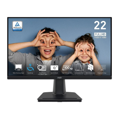 ������� 21.45" MSI PRO MP225V VA, 1920x1080, 4 ms, 100Hz, Black (9S6-3PE0CM-015)