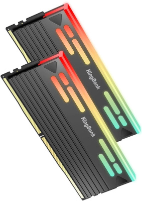 ������ ������ DDR5 Kingbank 48GB (2x24Gb) 8400MHz Black Heatsink RGB /KFRB series / Hynix M-die CL38 (38-52-52-136) /K5.01.FLM5NM9504
