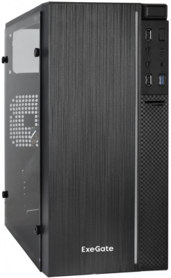  Minitower ExeGate mEVO-9301-RGB (mATX,  ,  , 2USB+1USB3.0, HD ,   RGB )