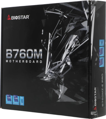 ����������� ����� Biostar B760MZ-E PRO, LGA 1700, Intel B760, mATX, Ret