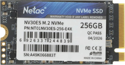 ���������� SSD 256GB Netac NV30ES (NT01NV30ES-256-E4X)