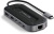USB-��� Satechi USB4 Multiport w2.5G Ethernet (1xUSB 3.2, 2xUSB Type-C, 1xHDMI, RJ-45, Audio Jack) ����� ������ (ST-U4MGEM)