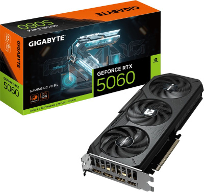 ���������� Gigabyte NVIDIA GeForce RTX 5060 Gaming OC V2 8GB, GDDR7, OC, Ret (GV-N5060GAMING OCV2-8GD)