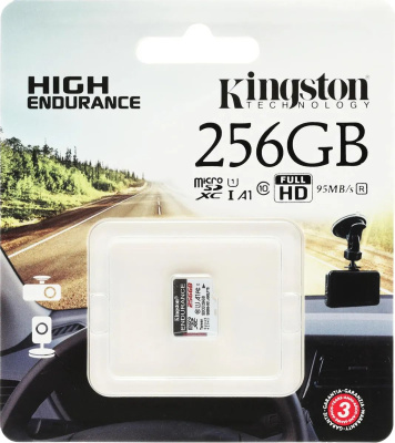 ���� ����� microSDXC Kingston 256GB SDCE/256GB High Endurance w/o adapter