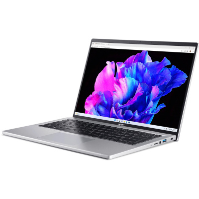 Ноутбук Acer Swift Go 14 SFG14-71-51EJ, 14" (2880x1800) OLED/AMD Ryzen 5 7530U/16ГБ /512ГБ SSD/Radeon Graphics/Win 11H, серебристый (NX.KMZCD.002)