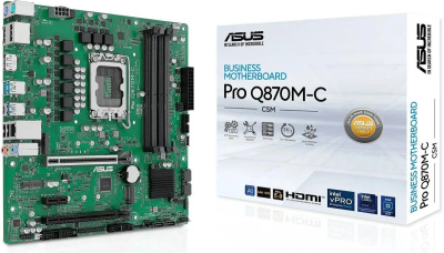   ASUS PRO Q870M-C-CSM, Socket-1851, Intel Q870, mATX, Ret 90MB1KEP-M0EAYC