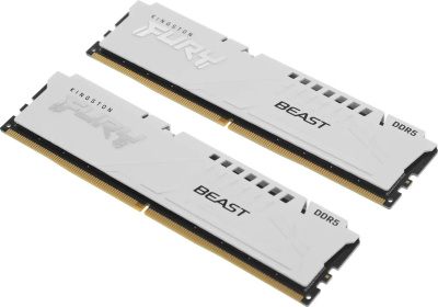 ������ DDR5 2x32GB 6400MHz Kingston KF564C32BWK2-64 Fury Beast RTL Gaming PC5-51200 CL32 DIMM 288-pin 1.4� kit dual rank � ���������� Ret