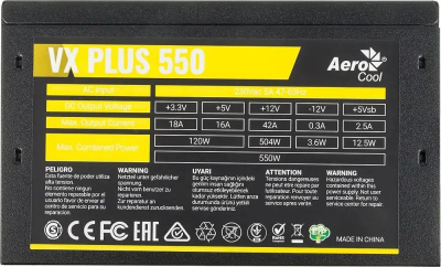 ���� ������� Formula ATX 550W AC VX PLUS (20+4pin) 120mm fan 3xSATA RTL