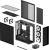 Корпус Arctic Xtender Mirror Black ACPCC00018A Корпус Arctic Xtender Mirror Black ACPCC00018A