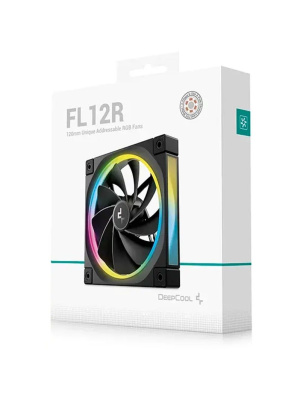 ���������� DEEPCOOL FL12R 120x120x25�� (PWM, ARGB, ������, 500-2150��/���) Color BOX