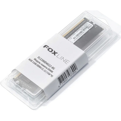   Foxline DDR4 8Gb 3200MHz pc-25600 CL22 (FL3200D4U22-8G_RTL)