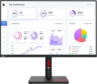 ������� Lenovo 32" ThinkVision T32P-30 IPS UHD 4ms 60Hz, ������ (63D2GAS1CB)