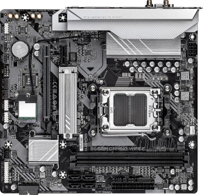 ����������� ����� Gigabyte B650M GAMING WIFI6E, SocketAM5, AMD B650, mATX, Ret