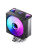 Кулер JONSBO CR-1000 V3 PRO Color LGA1851/1700/1200/115X/AM5/AM4 (TDP 230W, PWM, 120mm Dynamic Multi-Color LED Fan, 6 тепловых трубок, черный, 4-pin) Retail Кулер JONSBO CR-1000 V3 PRO Color LGA1851/1700/1200/115X/AM5/AM4 (TDP 230W, PWM, 120mm Dynamic Multi-Color LED Fan, 6 тепловых трубок, черный, 4-pin) Retail