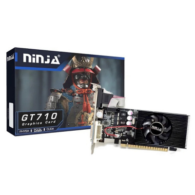 ���������� Ninja GT710 2GB 64bit DDR3 DVI HDMI CRT PCIE NF71NP023F