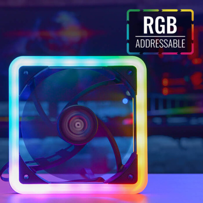 ����� ��� ������� AeroCool Edge 14, ARGB, 4pin PWM, ������ (4718009158108)